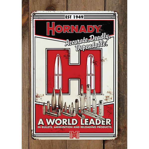 Picture of Hornady® Vintage Tin Sign