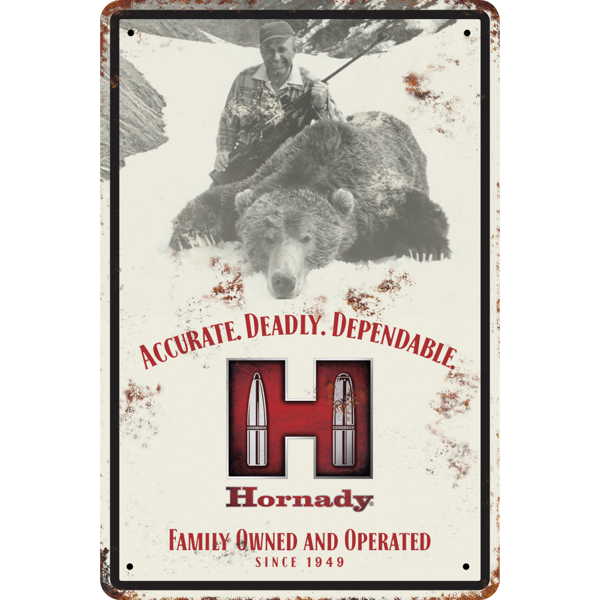 Picture of Hornady® Joyce Hornady Tin Sign