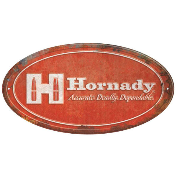 Picture of Hornady® Oval Tin Sign