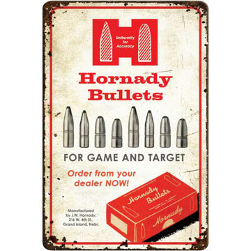 Picture of Bullets Rustic Tin Sign